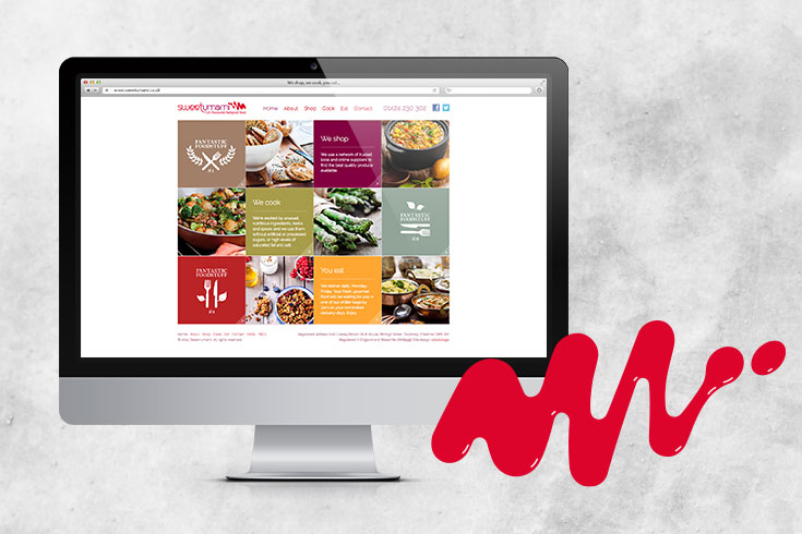 Sweet Umami Web home page and icon